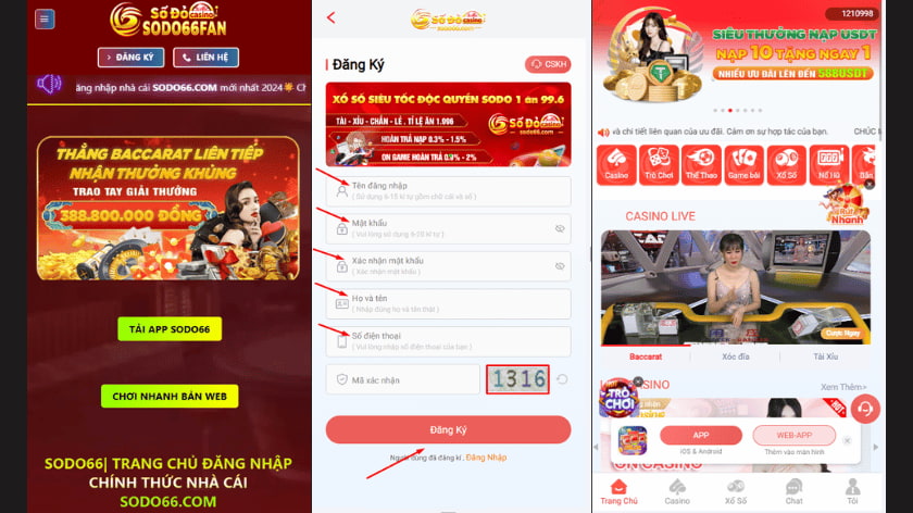 đăng ký sodo66 qua website