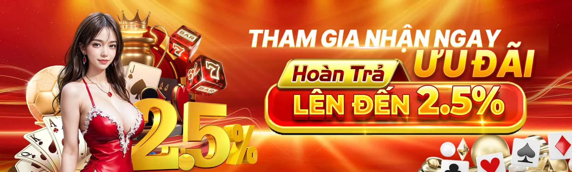 ưu đãi hoàn trả 2.5%